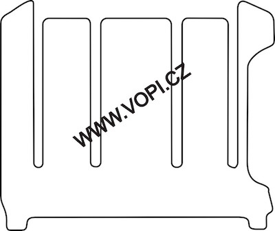 Textil-Autoteppiche Volkswagen T4 multivan 2000 -  Perfectfit (4933)